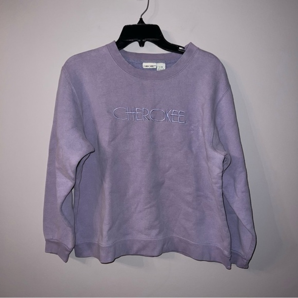 Vintage Light purple stitch Cherokee sweater women’s size large